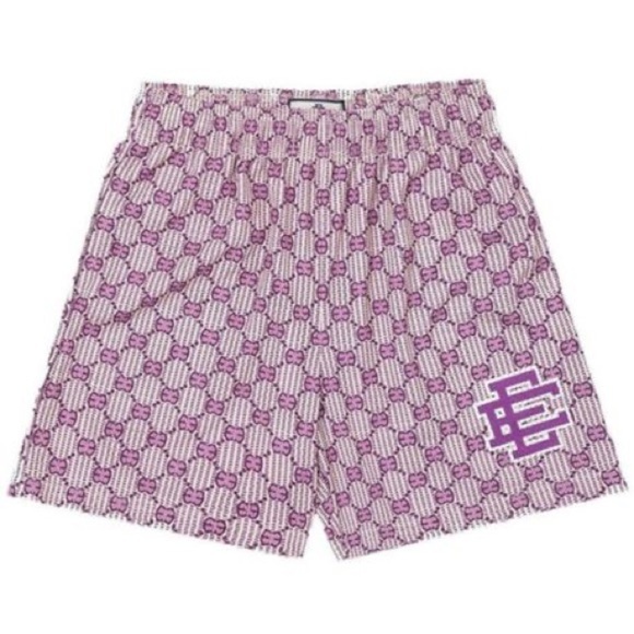 ERIC EMANUEL EE Graphic Print Athletic Basic Shorts Size: XS - Picture 1 of 4